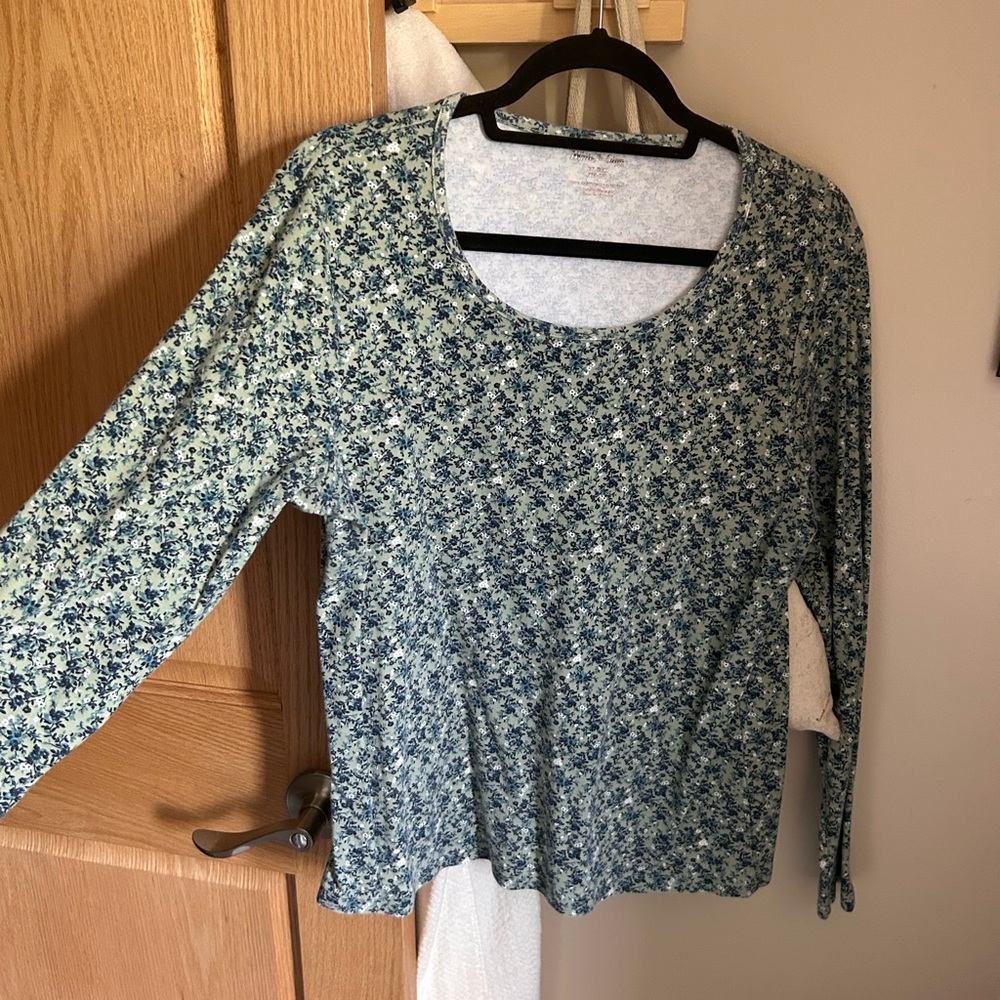 long sleeve floral shirt!
